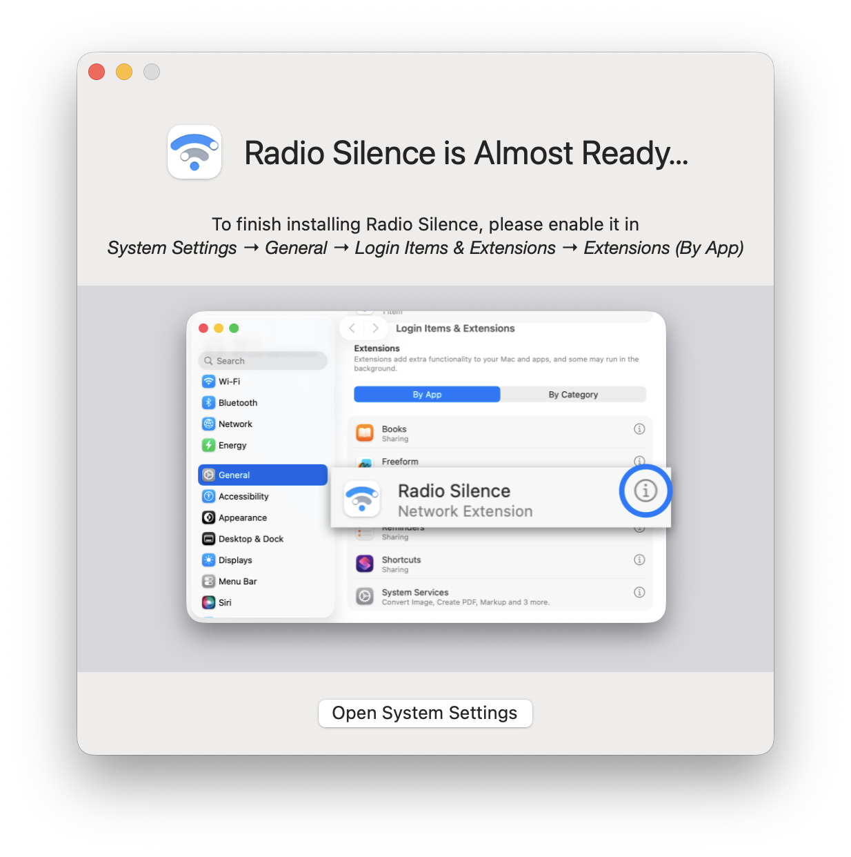 First launch of Radio Silence